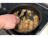 豚バラ肉巻きハンバーグ★動画あり★作り方28写真