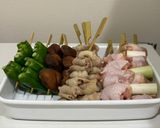 フライパンとグリルで作る、お家で焼き鳥作り方3写真