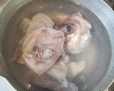 お刺身やお寿司と一緒に、鯛のあら汁🐟作り方3写真