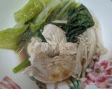 鶏ガラで京都風白い水炊き作り方13写真