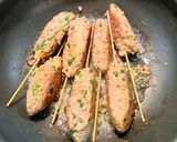味付け簡単!ウマ!肉飯串焼き!作り方4写真