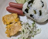 簡単★バジルの厚焼き玉子と茹でソーセージ作り方9写真