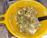 黒胡麻きな粉ホワイトチョコカップケーキ作り方5写真