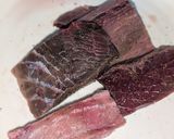 マグロの血合いカツ作り方1写真