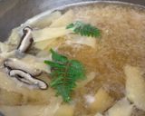 タケノコと半干し椎茸のお味噌汁♪作り方3写真
