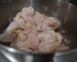 鶏胸肉のユッケ風丼作り方1写真