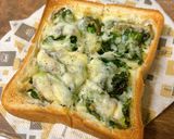 プチヴェールのヘコパンチーズ焼き作り方5写真