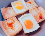 ＊厚揚げのとろとろ目玉焼きとチーズ焼き＊作り方4写真