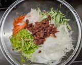 大和煮の彩りサラダ作り方4写真