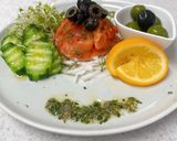 サーモンのカルパッチョ♪ケーパーソース作り方6写真