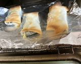 鳥ハムえごまの葉チーズ春巻き作り方3写真