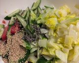 白菜を使った中華サラダ作り方2写真