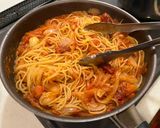￼簡単激うま！トマトとツナのパスタ作り方9写真