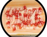 とろとろとろける牛玉丼！作り方1写真
