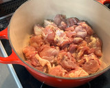 ルクルーゼで、簡単バターチキンカレー作り方3写真