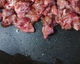 ヨウサマの減塩牛肉細切れとごぼう炒め作り方3写真
