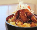 特製甘辛たれ＋タルタルソース海老フライ丼作り方4写真