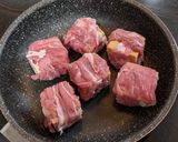 厚揚げで作る!角煮風の肉巻き厚揚げ作り方2写真