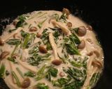 しめじとほうれん草のクリームチキン！作り方4写真