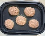 黄金比！豆腐入りジューシーハンバーグ作り方7写真