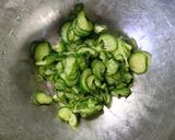 白だしで簡単 副菜 きゅうり パプリカの 酢の物作り方4写真