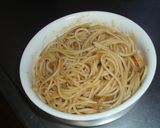 残ったカレーで！カレーパスタグラタン作り方3写真