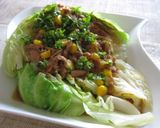 キャベツのバター醤油ツナソースがけ作り方7写真