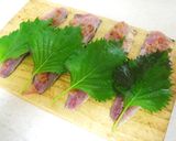 いわしの梅しそ巻き焼き作り方2写真