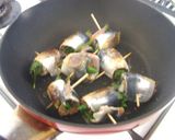 いわしの梅しそ巻き焼き作り方4写真