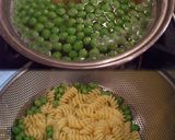 ベーコンとグリーンピースのクリームパスタ作り方2写真