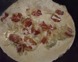 ベーコンとグリーンピースのクリームパスタ作り方3写真