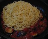 NEWなすとミンチのトマトソースパスタ作り方7写真
