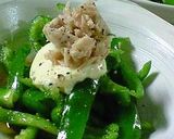 ピーマンと魚肉ソーセージのW胡麻きんぴら作り方11写真