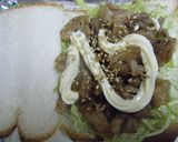 テリヤキポークホットサンド作り方2写真