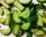 胡瓜とささみのからし酢味噌和え作り方1写真