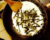 絶品ウマー★塩辛と海苔のクリームパスタ作り方2写真
