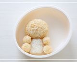 テディベア風♪くまちゃん＊キャラ弁作り方1写真