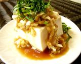 ザーサイと葱の中華だれ冷奴しそ風味作り方3写真