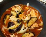 【簡単夕食】柔らか鶏胸肉とトロトロ茄子の酢鶏作り方6写真