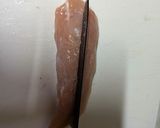 ささっと柔らかササミ天ぷら作り方1写真