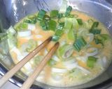 ねぎのお好み焼き風☆卵焼き☆作り方1写真