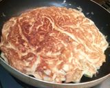 ねぎのお好み焼き風☆卵焼き☆作り方2写真