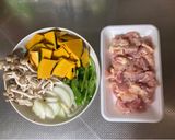 鶏肉とかぼちゃのバター醤油炒め✨作り方2写真