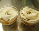 冷やしうどん？っぽい牛乳寒天！作り方7写真