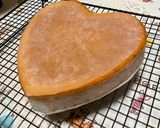 21cm スポンジケーキ ハート型作り方16写真