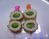 お弁当に✿ちくわと枝豆の串刺し作り方3写真