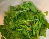 電子レンジで時短ほうれん草の胡麻マヨ和え作り方2写真