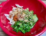 梅干しと大葉でサッパリささみきゅうり作り方4写真
