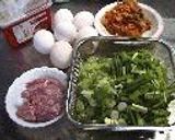 キムチの卵焼き作り方1写真