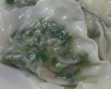 エビとれんこんとニラのワンタン作り方7写真